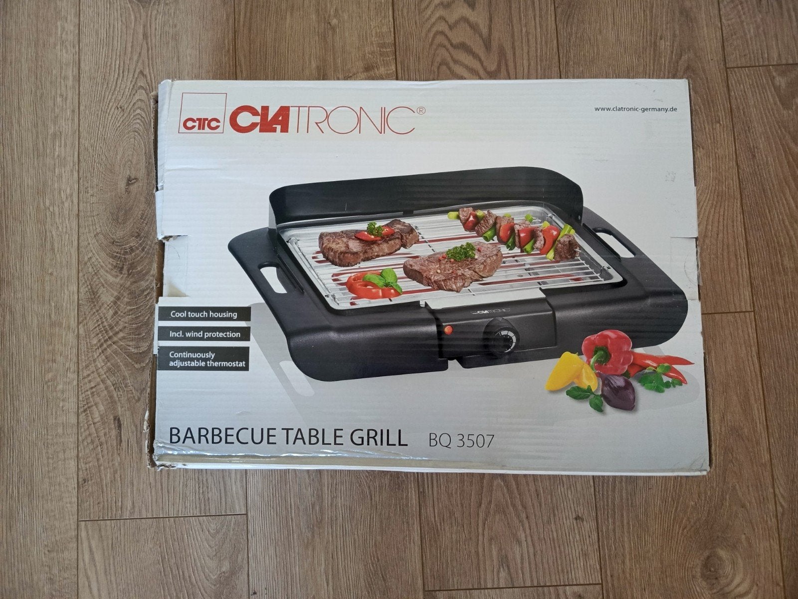 Clatronic BQ 3507 Barbecue Tafelgrill - Zo goed als nieuw, Ophalen of Verzenden, Nieuw, Tafelgrill
