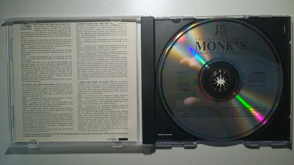 Thelonious Monk - Monk's Classic Recordings, Ophalen of Verzenden, 1980 tot heden, Zo goed als nieuw, Jazz