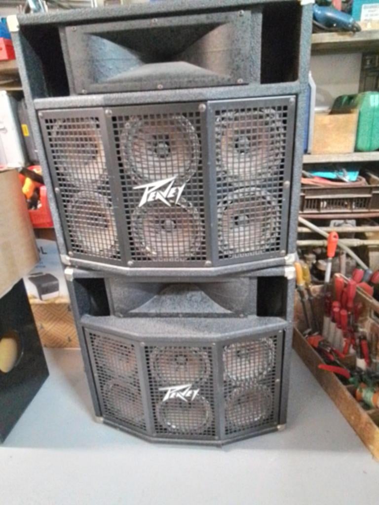 2 Peavey CL-2 Boxen - 300 Watt per stuk - Zo goed als nieuw, Ophalen of Verzenden