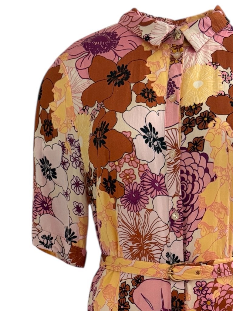 Fabienne Chapot jurk M, Kleding | Dames, Jurken, Maat 38/40 (M), Ophalen of Verzenden, Zo goed als nieuw, Onder de knie