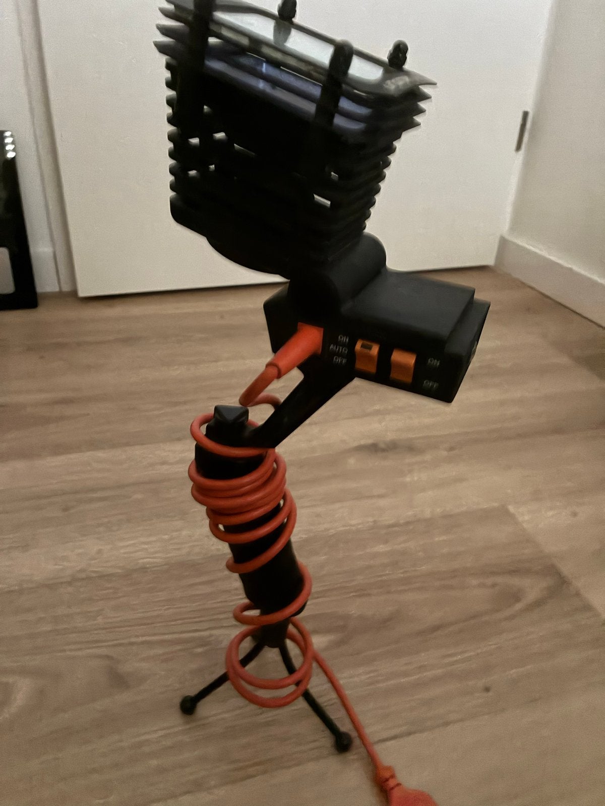 Unomat LX801 Auto Videolamp met statief, Gebruikt, Inclusief statief, Ophalen of Verzenden, Overige merken