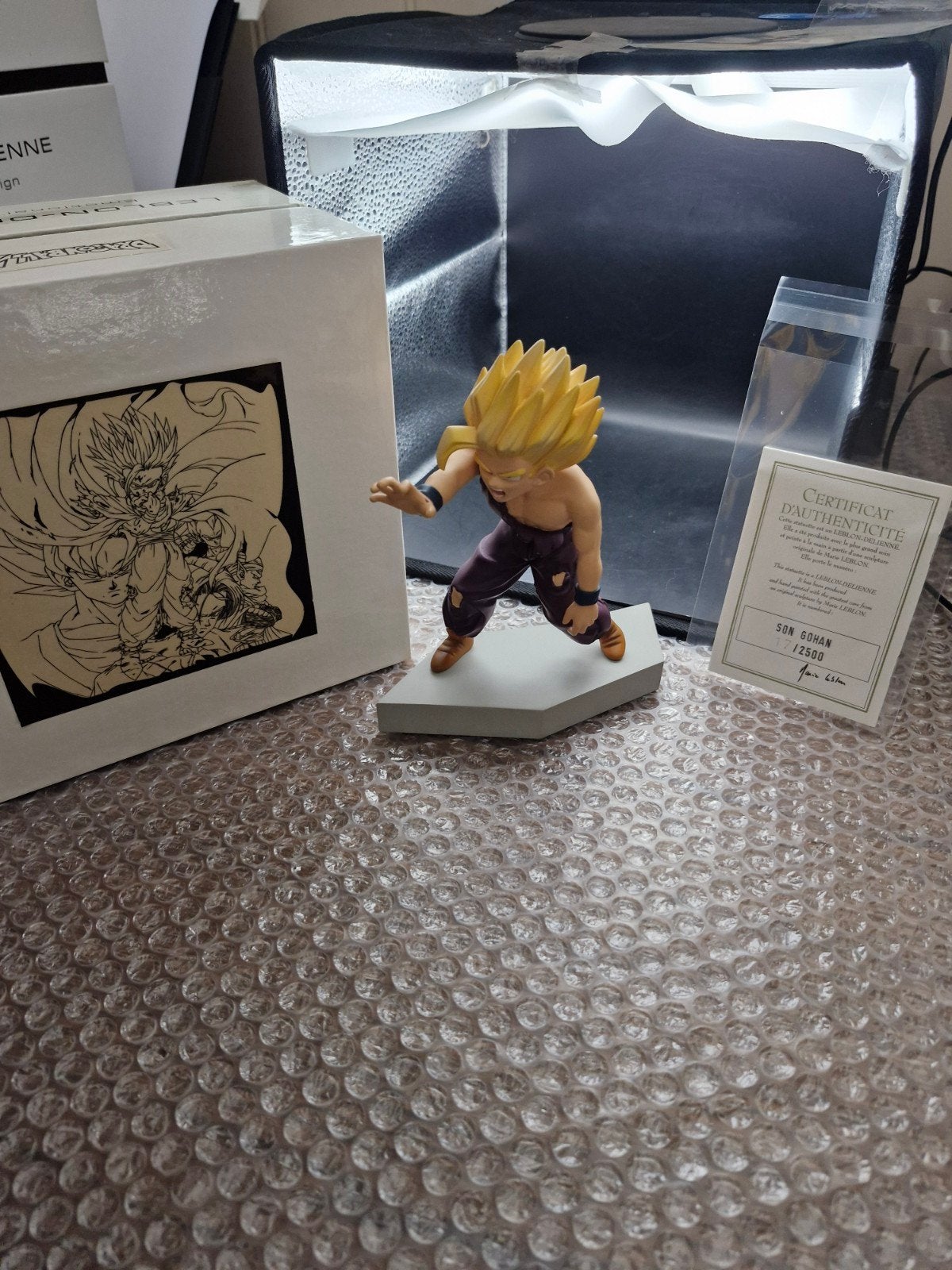 Dragonball z son gohan leblon delienne. Limited edition 17, Verzenden, Zo goed als nieuw, Fantasy