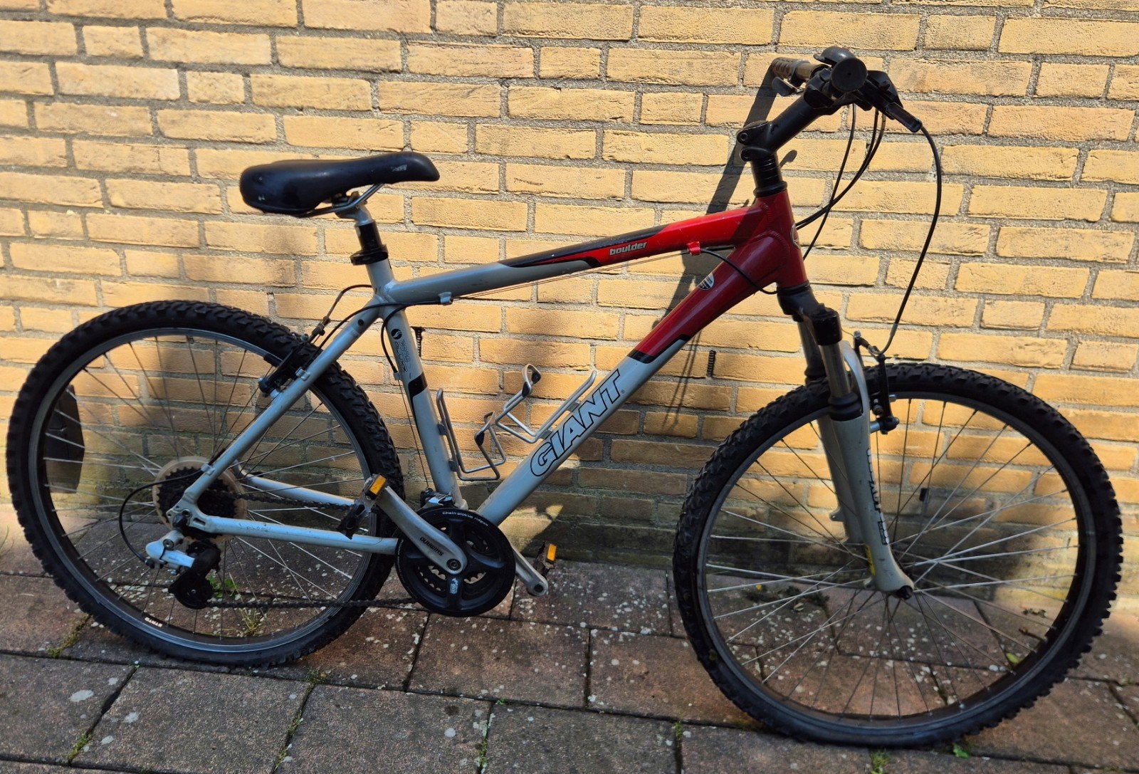 Giant mountainbike maat M - opknapper of voor onderdelen, Fietsen en Brommers, Fietsen | Mountainbikes en ATB, Gebruikt, Heren
