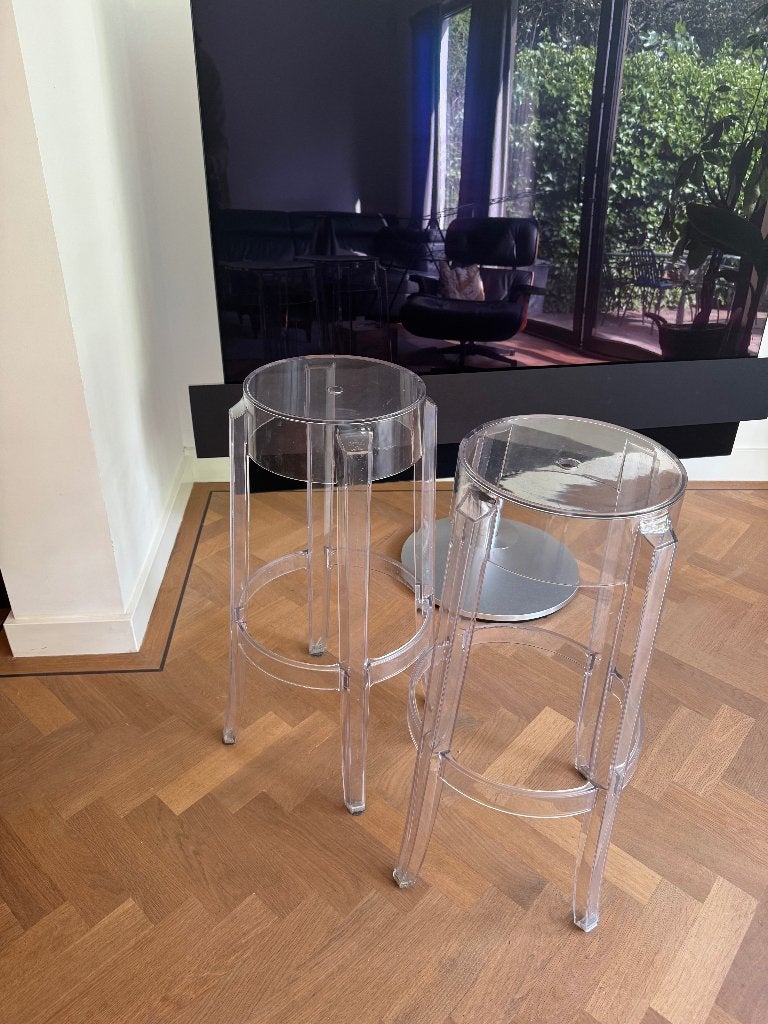 CHARLES GHOST by Kartell with S+ARCK, Huis en Inrichting, Ophalen, Kunststof, 60 tot 90 cm, Zo goed als nieuw