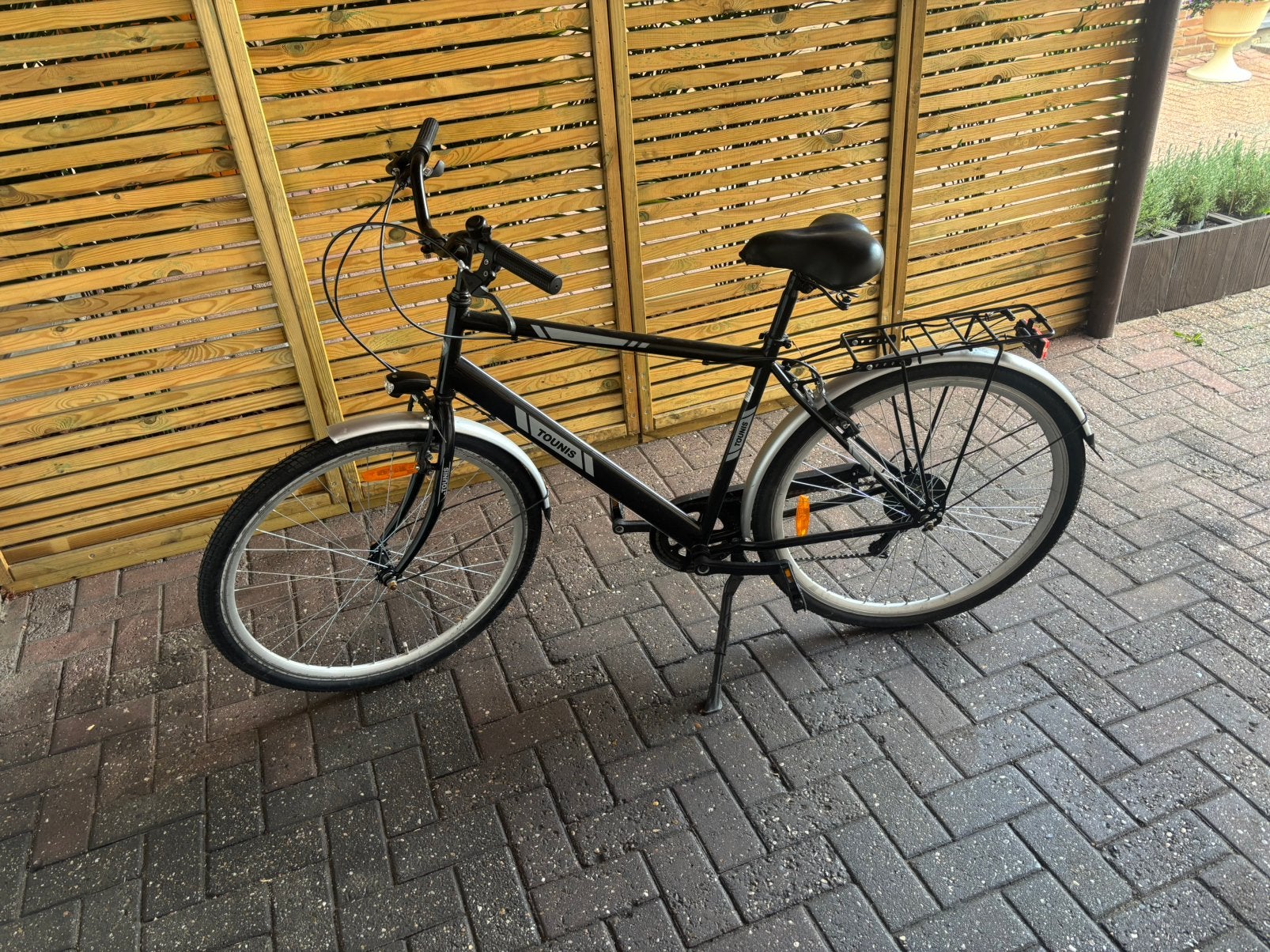 28 inch herenfiets Tounis te koop, Fietsen en Brommers, Ophalen, Zo goed als nieuw, Overige merken, Versnellingen