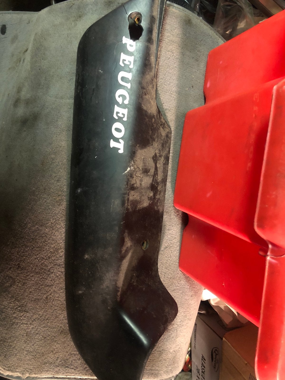 Peugeot fox motorkap rechts zwart, Fietsen en Brommers, Ophalen, Gebruikt