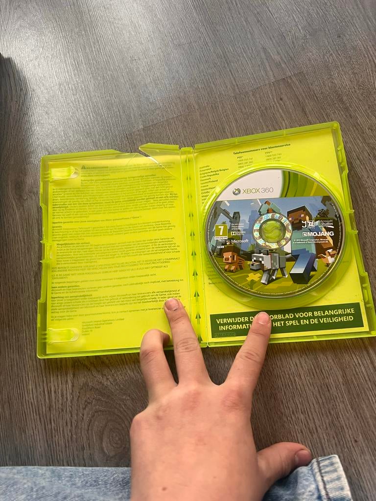 Minecraft Xbox 360, Spelcomputers en Games, Games | Xbox 360, Gebruikt, Eén computer, Ophalen of Verzenden, 3 spelers of meer