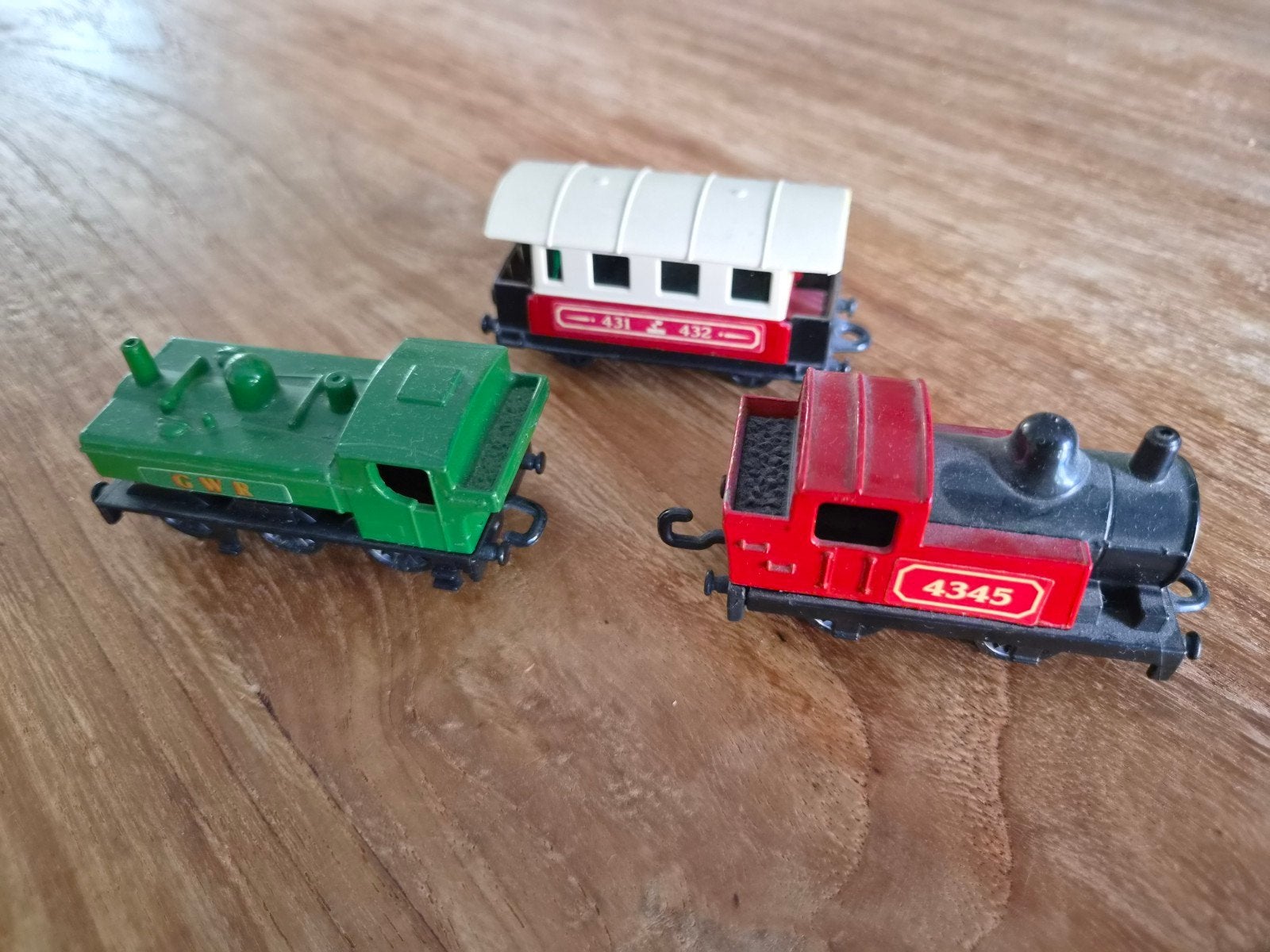 Matchbox vintage trein wagon delen 1978 / 1979, Ophalen of Verzenden, Gebruikt, Gelijkstroom of Wisselstroom, Trix