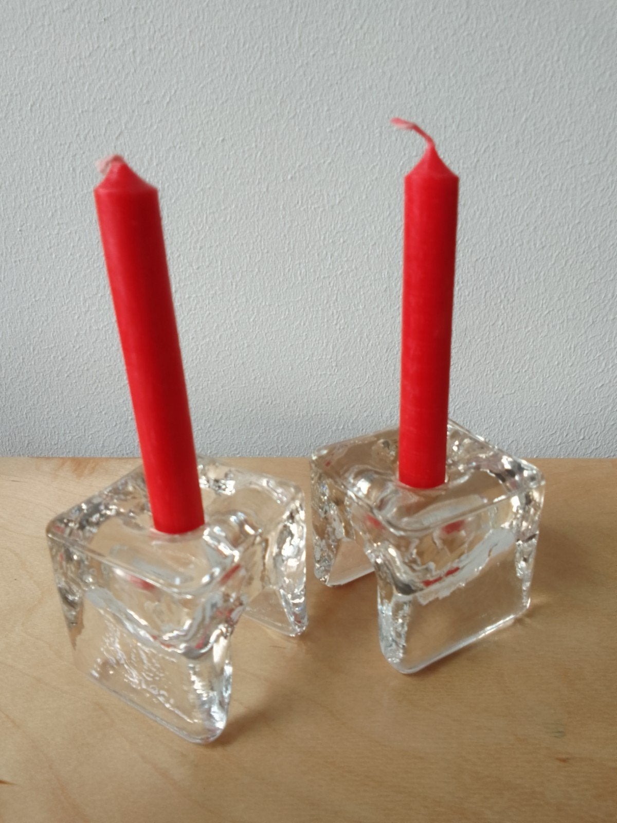 Ri-Jalka kandelaars, ontworpen door Timo Sarpaneva, Juhava, Ophalen of Verzenden, Glas