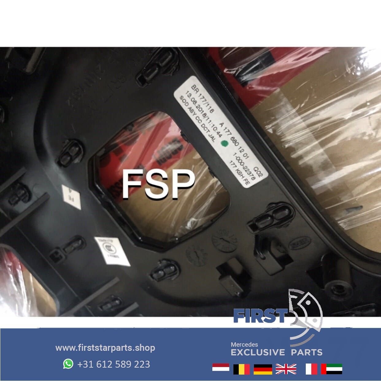 W177 V177 ZWARTE INTERIEUR LIJSTEN DASHBOARD + MIDDENCONSOLE, Auto-onderdelen, Gebruikt, -, Ophalen of Verzenden, -