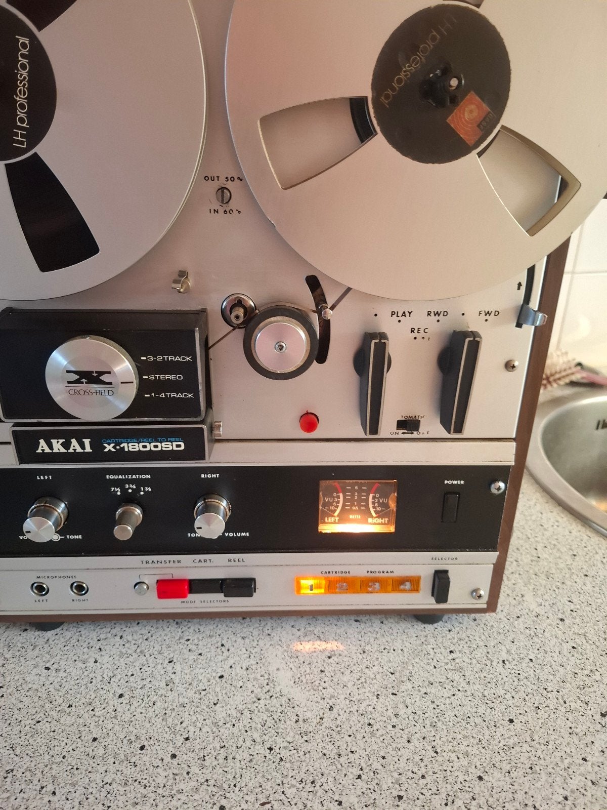deze prachtige akai X1800sd, Audio, Tv en Foto, Bandrecorders, Ophalen, Bandrecorder