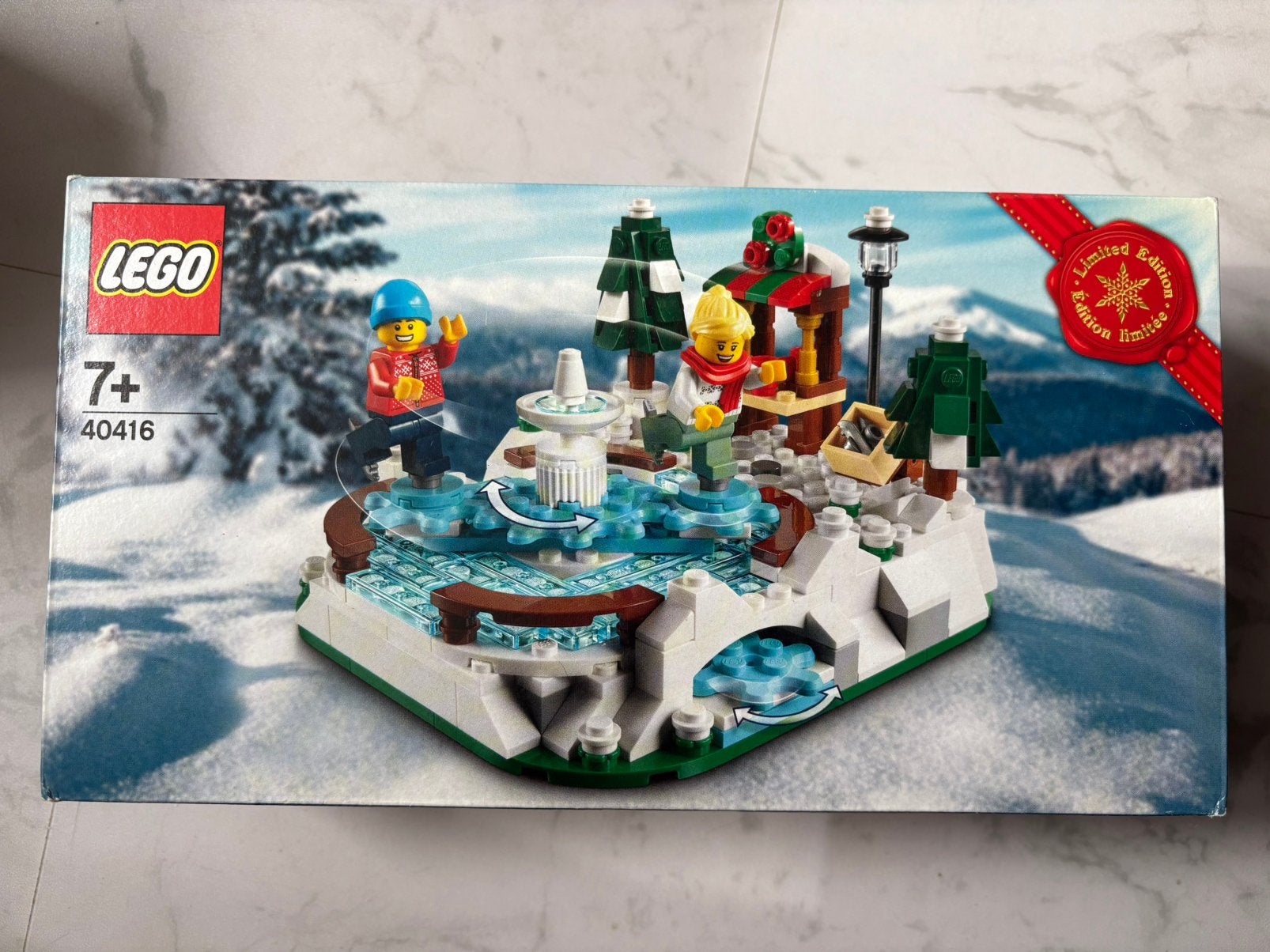 Lego Kerst 40416 Winterpret IJsbaan NIEUW!, Overige thema's, Lego, Nieuw, Ophalen of Verzenden