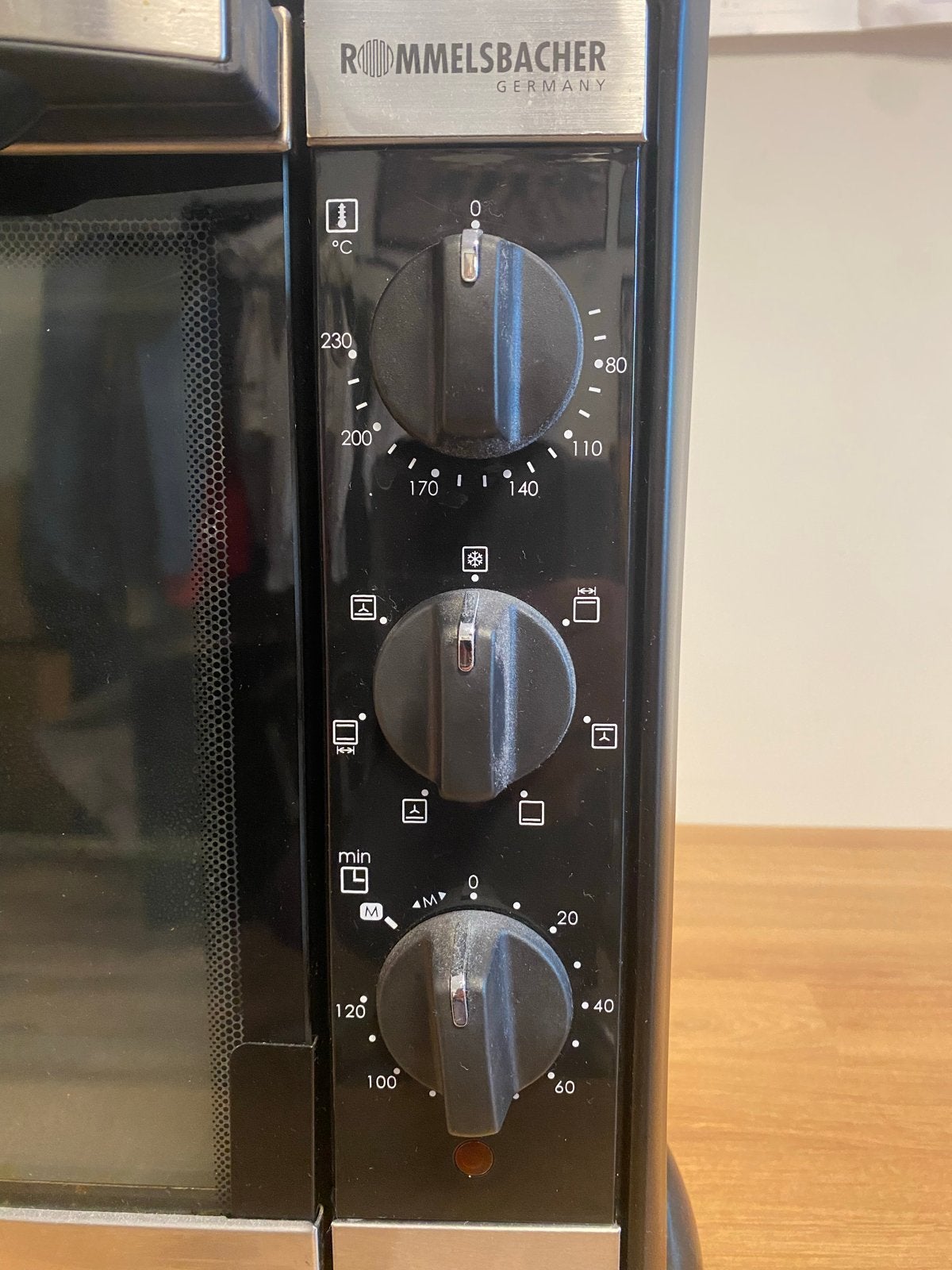Rommelsbacher Mini-oven met Heteluchtfunctie, Ophalen, Minder dan 45 cm, Hete lucht, Mini-oven