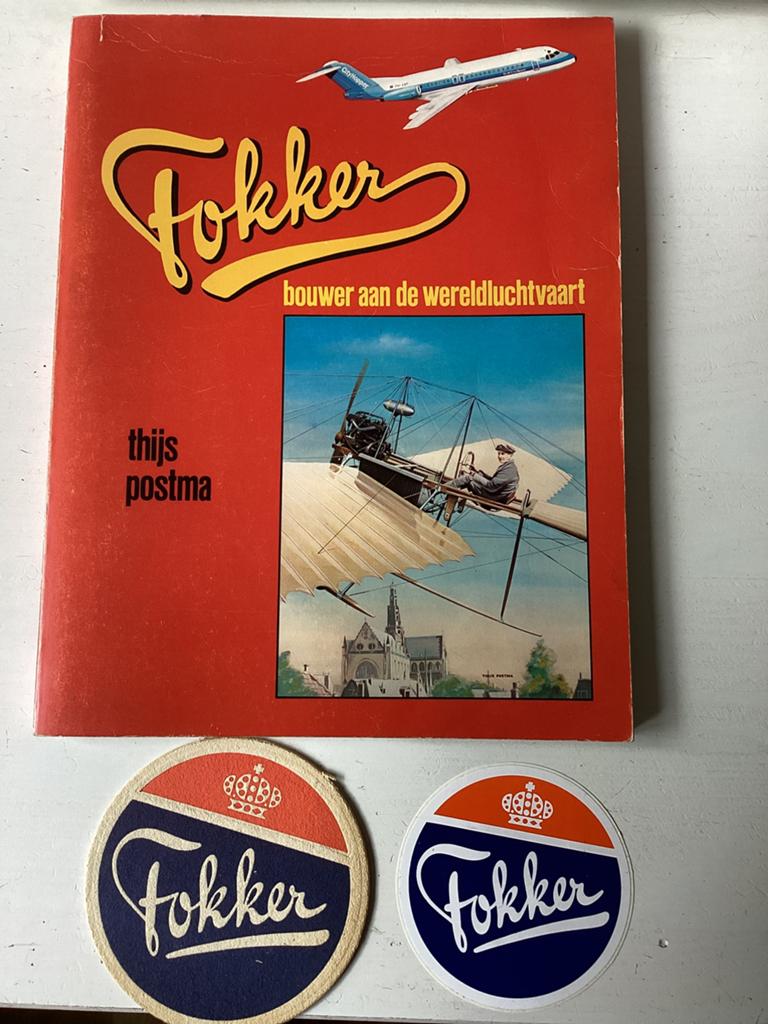 Fokker bouwer aan de wereldluchtvaart - Thijs Postma, Verzamelen, Luchtvaart en Vliegtuigspotten, Verzenden, Gebruikt, Boek of Tijdschrift