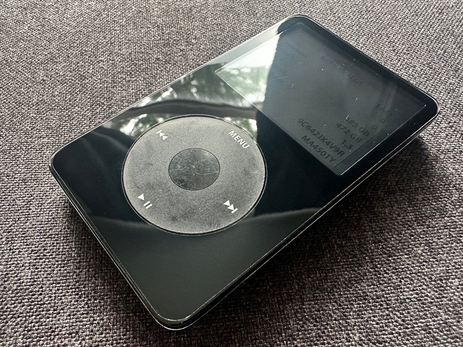 Apple iPod Video 5.5 Zwart | 512 GB | 2000mAH, Audio, Tv en Foto, 40 GB en meer, Classic, Zwart, Ophalen of Verzenden