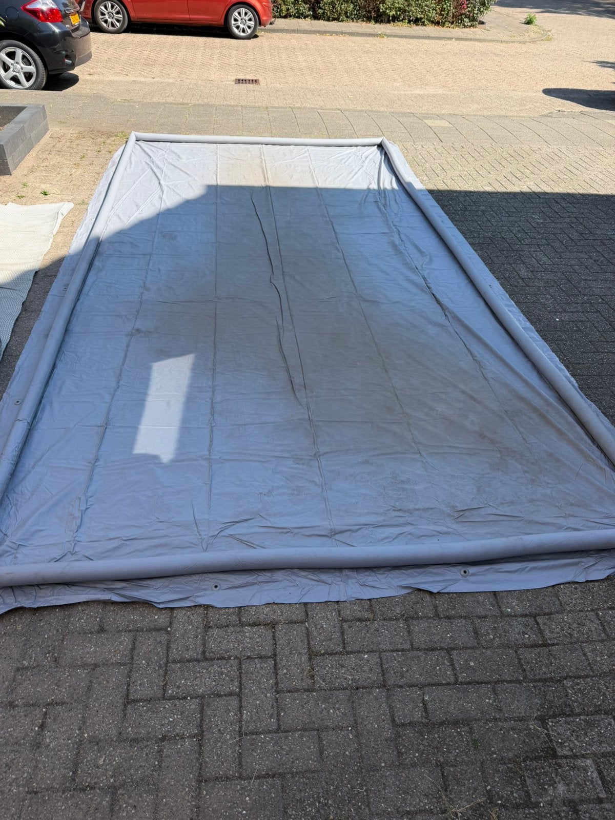 Air barrier grondzeil voortent  met tenttapijt, Ophalen, Gebruikt