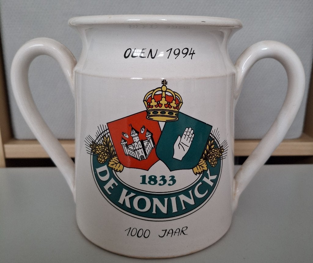 bierpul de koninck met drie oren, Ophalen, Gebruikt, Pul(len), De Koninck