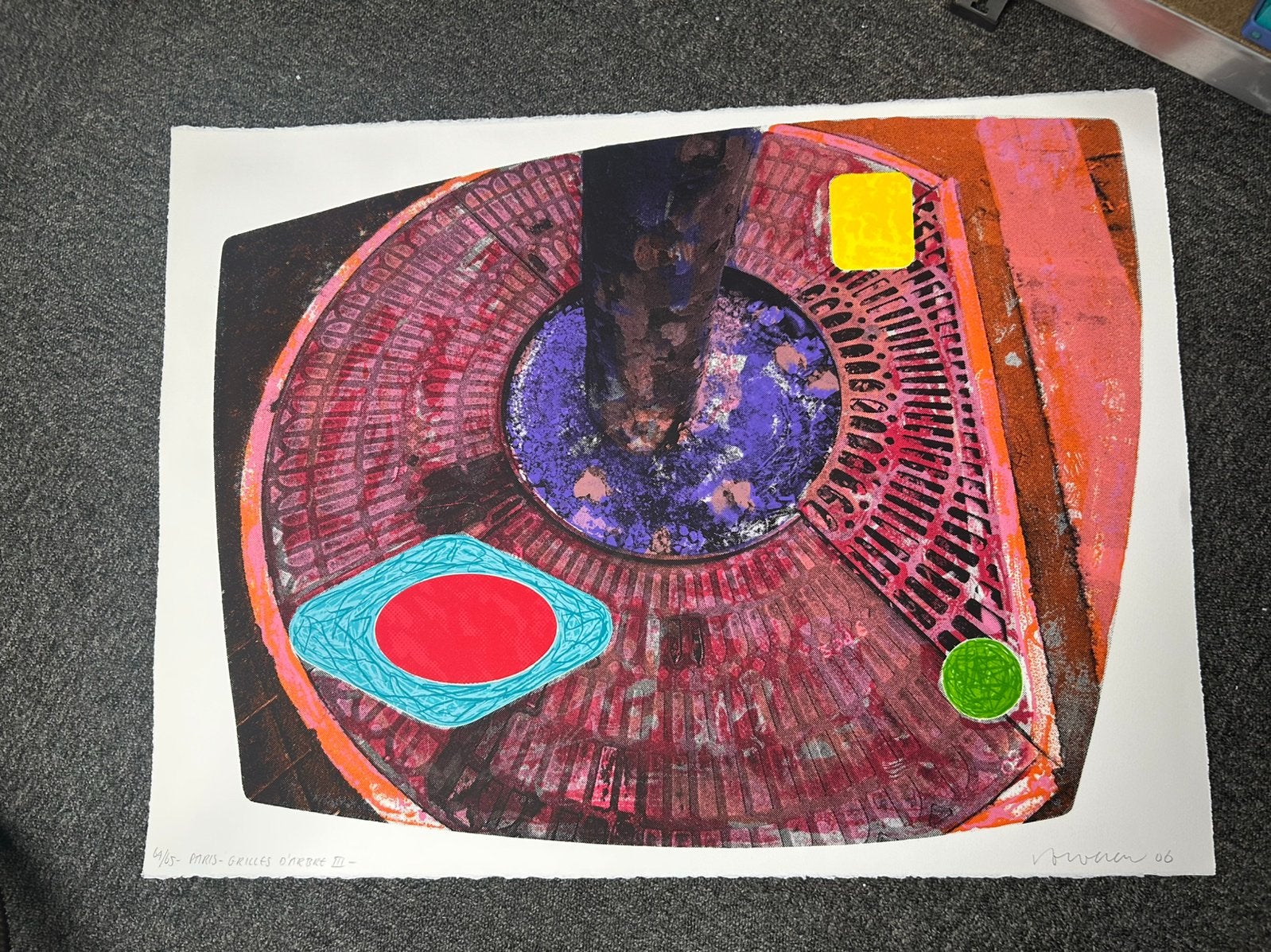 Grote Zeefdruk van Jelis van Dolderen, Origineel, Ophalen, Abstract, Zeefdruk