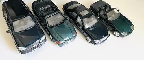 10 groene schaal 1:24 auto’s, Ophalen of Verzenden, Zo goed als nieuw, Auto, Overige merken