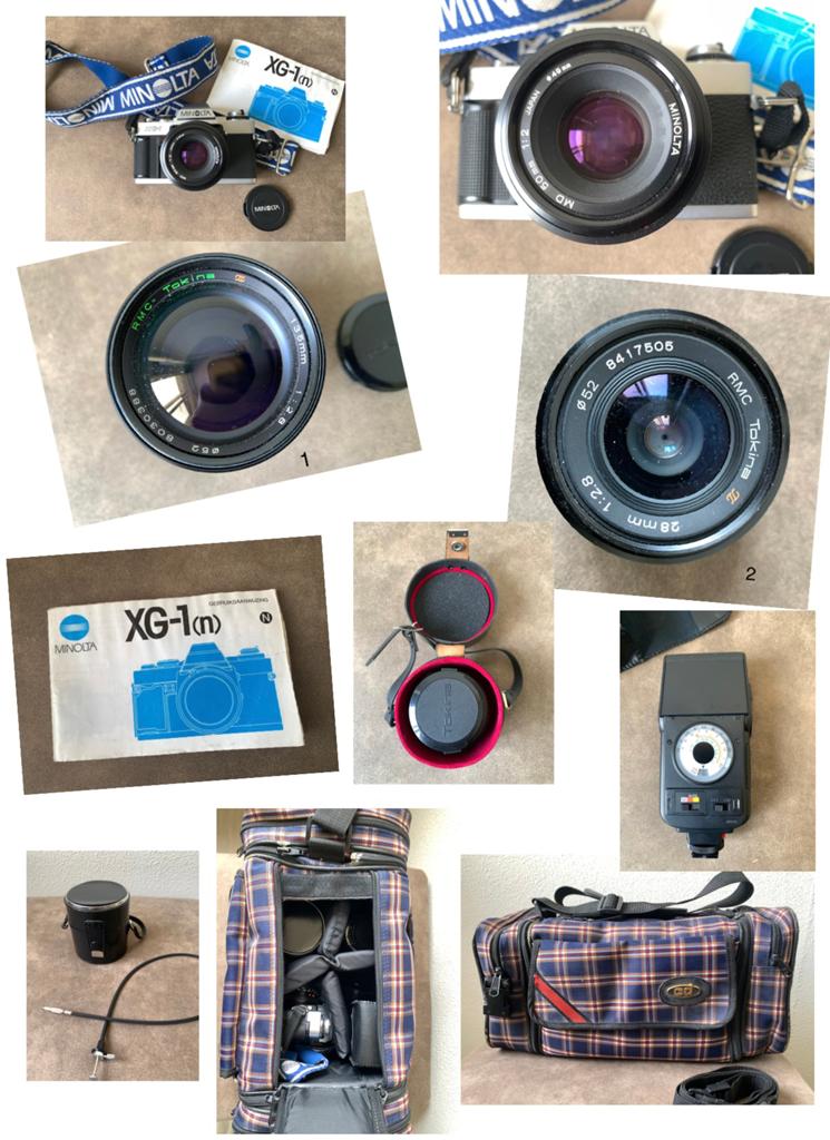 Minolta XG-1n spiegelreflex camera body analoog, Ophalen of Verzenden, Spiegelreflex, Minolta
