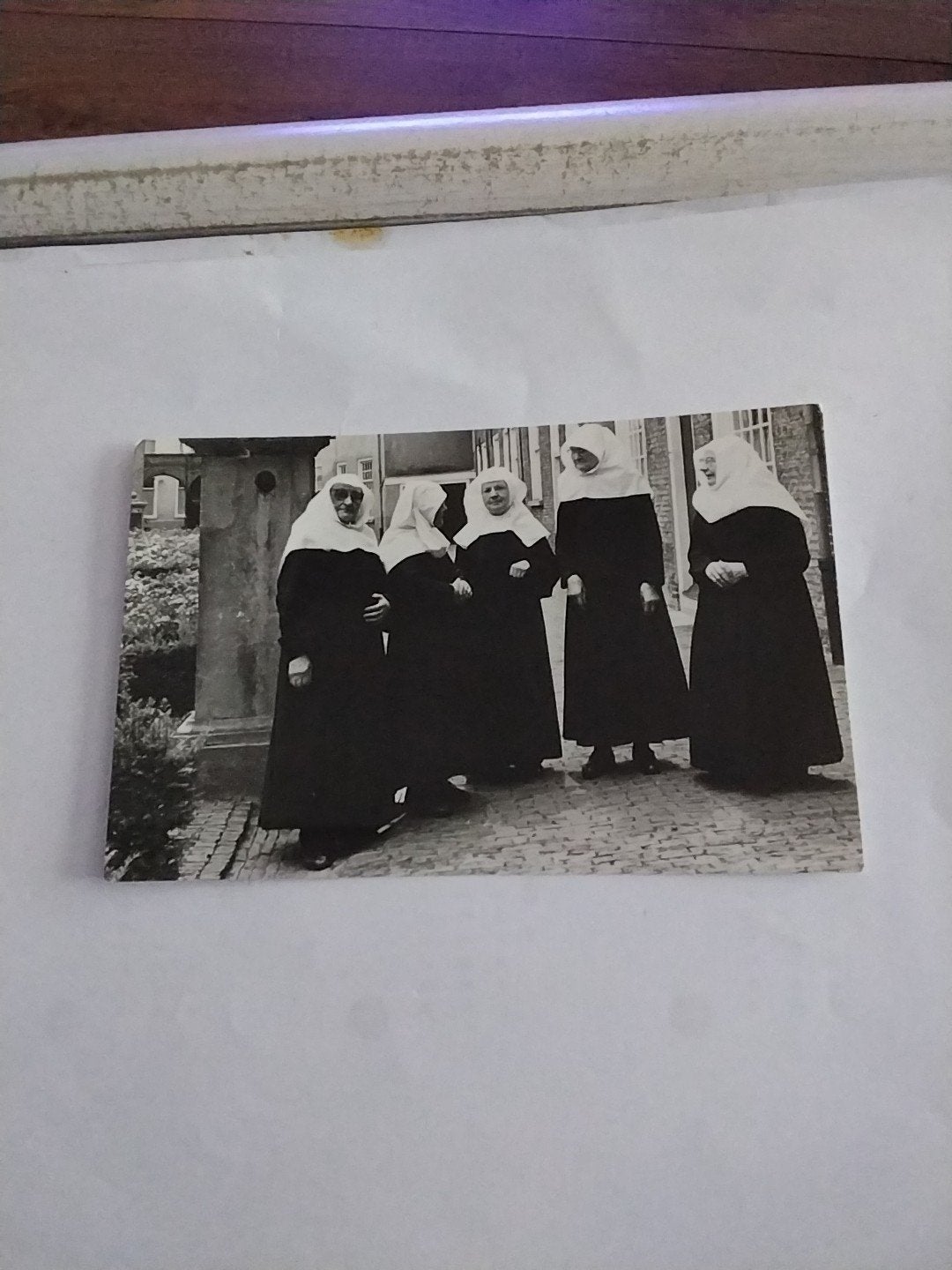 Oude foto Begijnen Breda - Het Begijnhof, Ophalen of Verzenden, 1940 tot 1960, Gelopen, Noord-Brabant