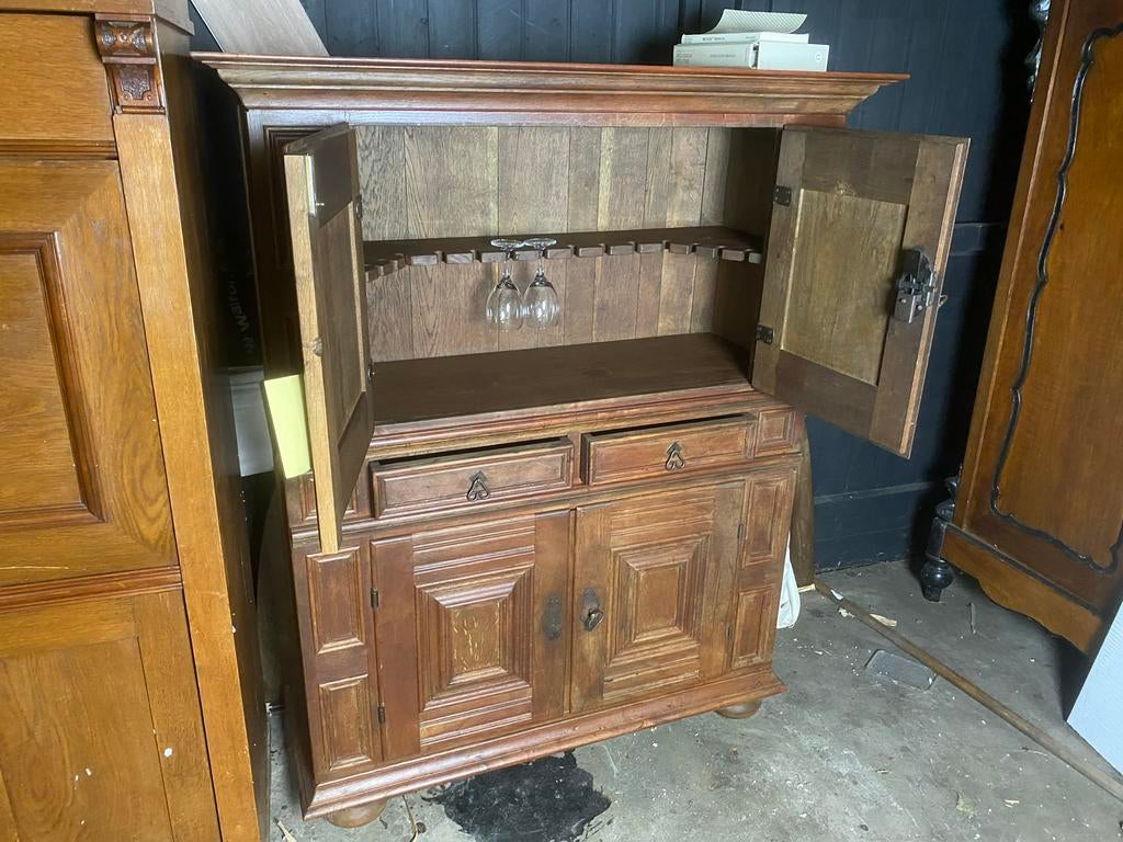 Handgemaakte drankkast uit 1953, Antiek en Kunst, Ophalen
