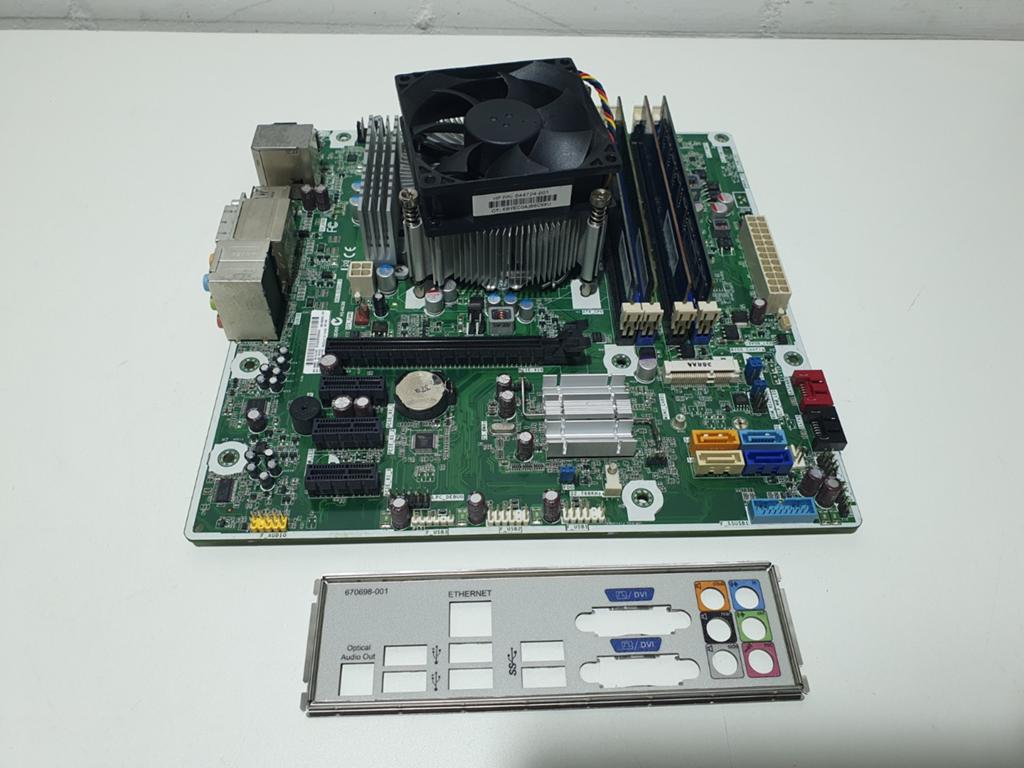 HP IPMM8-FM Moederbord LGA1155 i5-3470 16GB DDR3, Computers en Software, Moederborden, ., Refurbished, DDR3, Ophalen of Verzenden