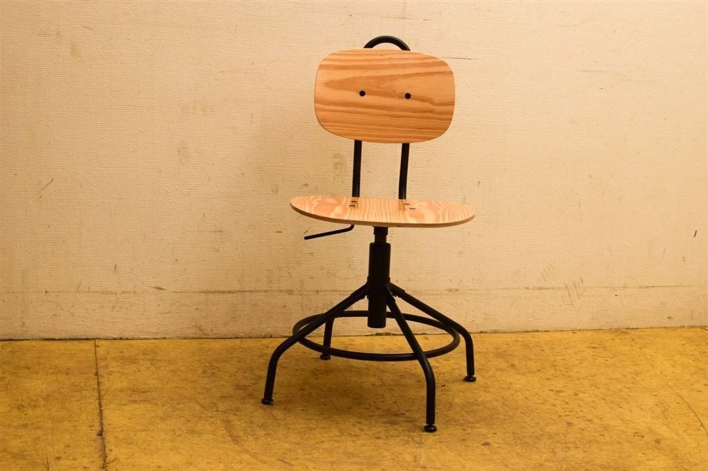 Kullaberg Bureaustoel 46891, Gebruikt, Zwart, Ophalen of Verzenden, Vijf, Zes of meer stoelen