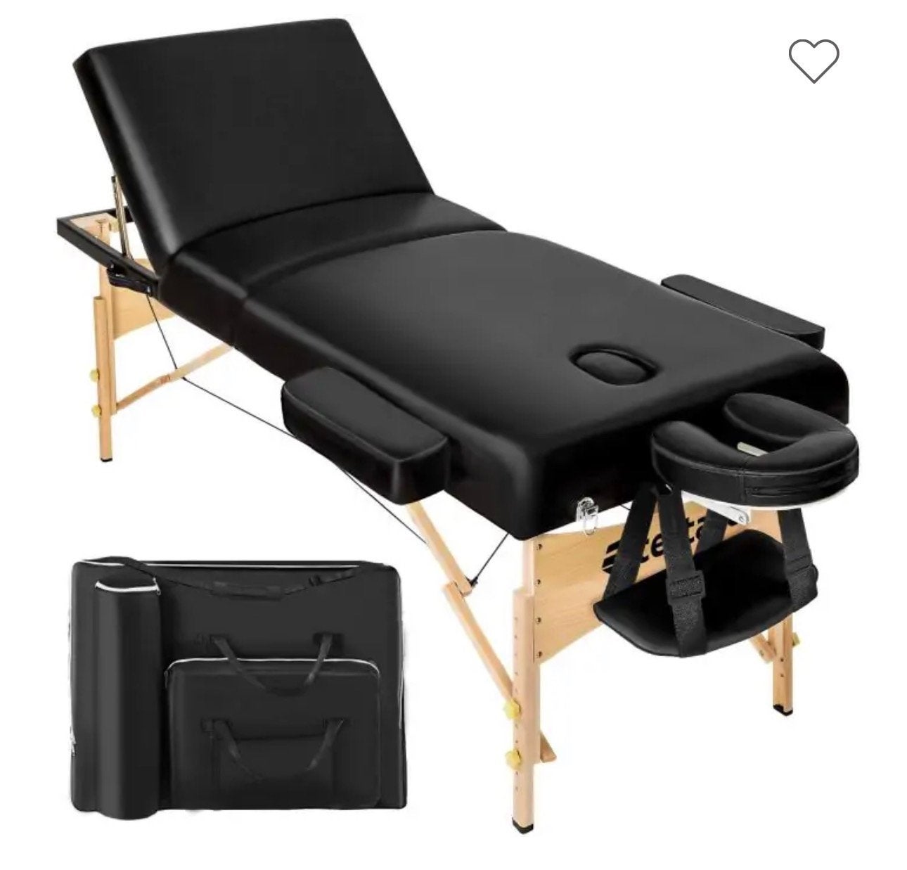 Tectake Massagetafel met 3 zones, Ophalen, Zo goed als nieuw, Massagetafel
