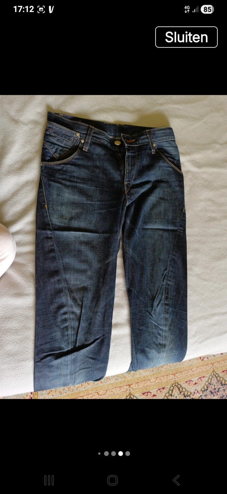 Levi's engineered jeans, Zo goed als nieuw, W30 - W32 (confectie 38/40), Levi's, Verzenden