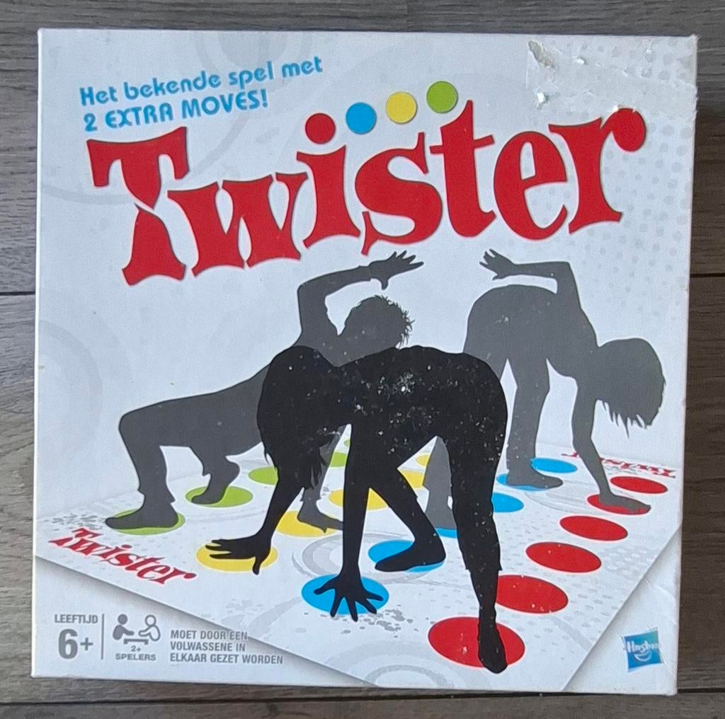 Twister, Hobby en Vrije tijd, Gezelschapsspellen | Bordspellen, Ophalen of Verzenden, Zo goed als nieuw