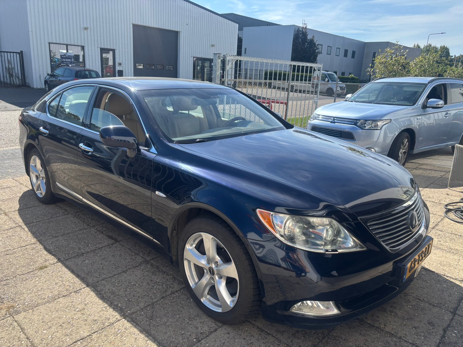 Lexus LS(-H) 4.6 AUT 2007 Blauw, Auto's, Automaat, Achterwielaandrijving, Blauw, 4608 cc