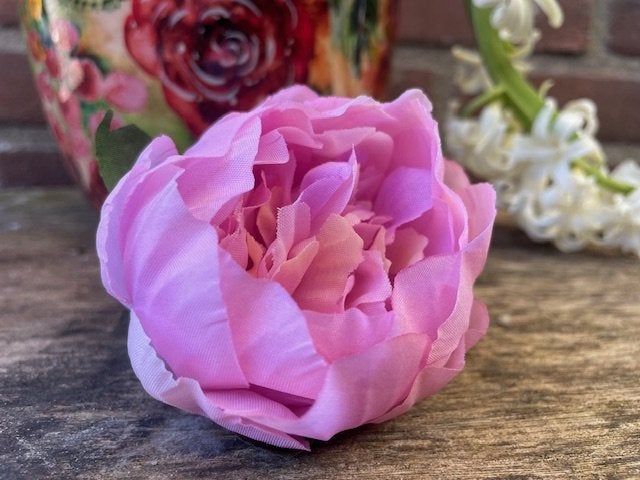Kunstbloemen  nieuw roze pioenrozen decoratie bloemstuk vaas, Binnen, 3811JM, Info@rodebeagle.nl, Rode Beagle kunstbloemen
