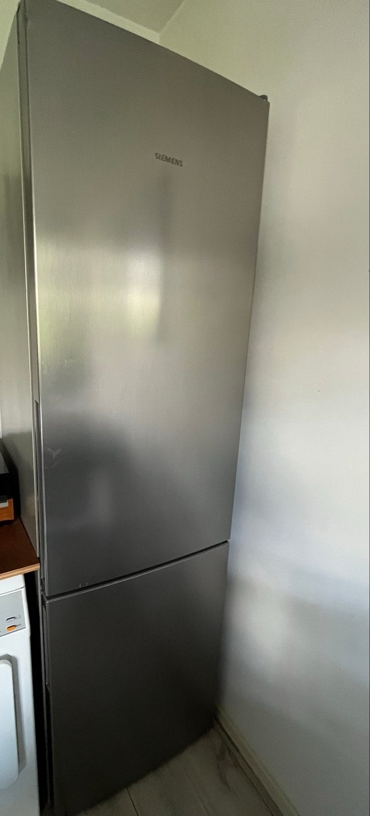 Siemens Koel-vriescombinatie - RVS look, Witgoed en Apparatuur, Koelkasten en IJskasten, Ophalen, Gebruikt, 200 liter of meer