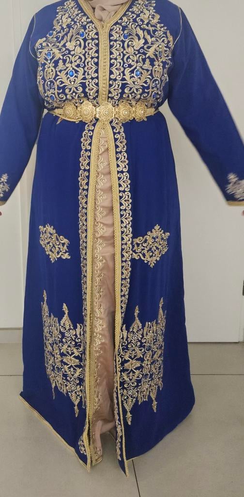 Prachtige Marokkaanse Jurk Takchita - Maat 44/46, incl. riem, Ophalen of Verzenden
