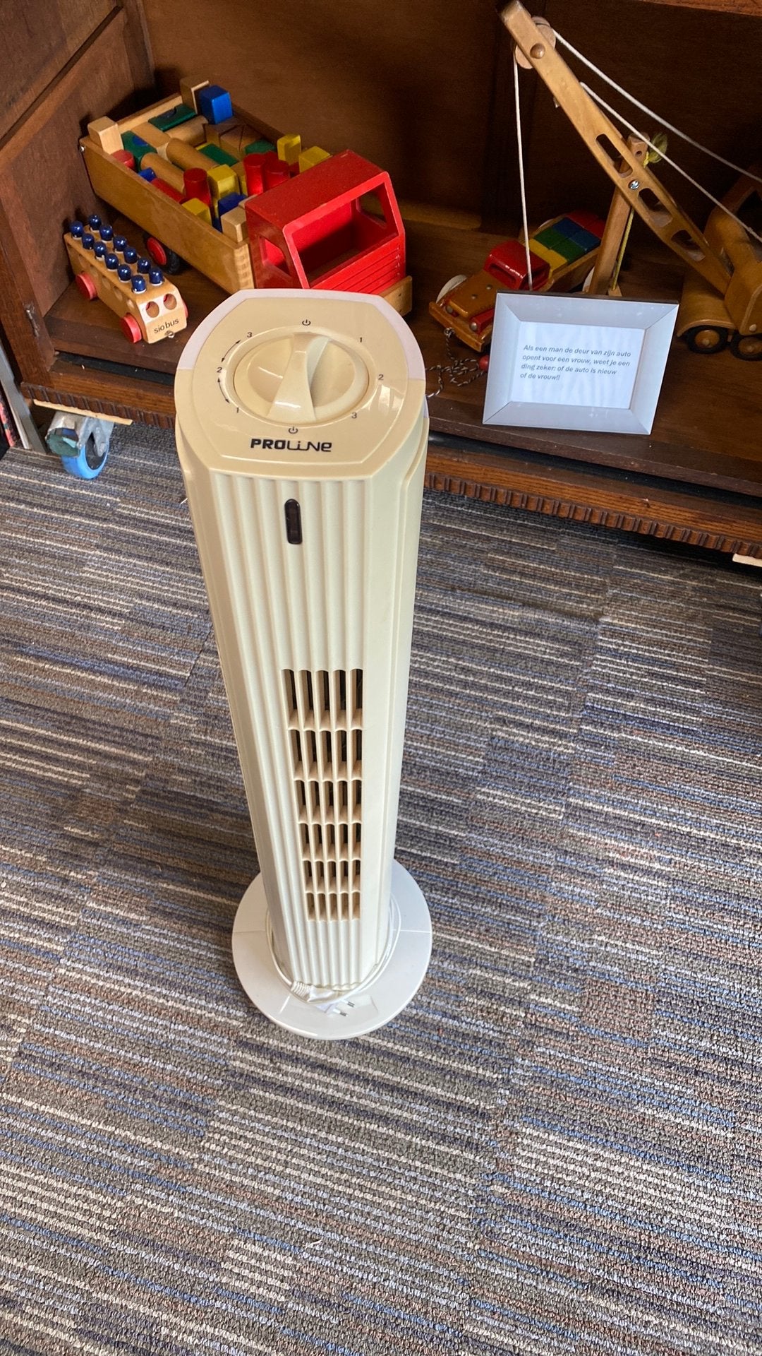Ventilator, Witgoed en Apparatuur, Ventilatoren, Ophalen, Zo goed als nieuw, Statiefventilator
