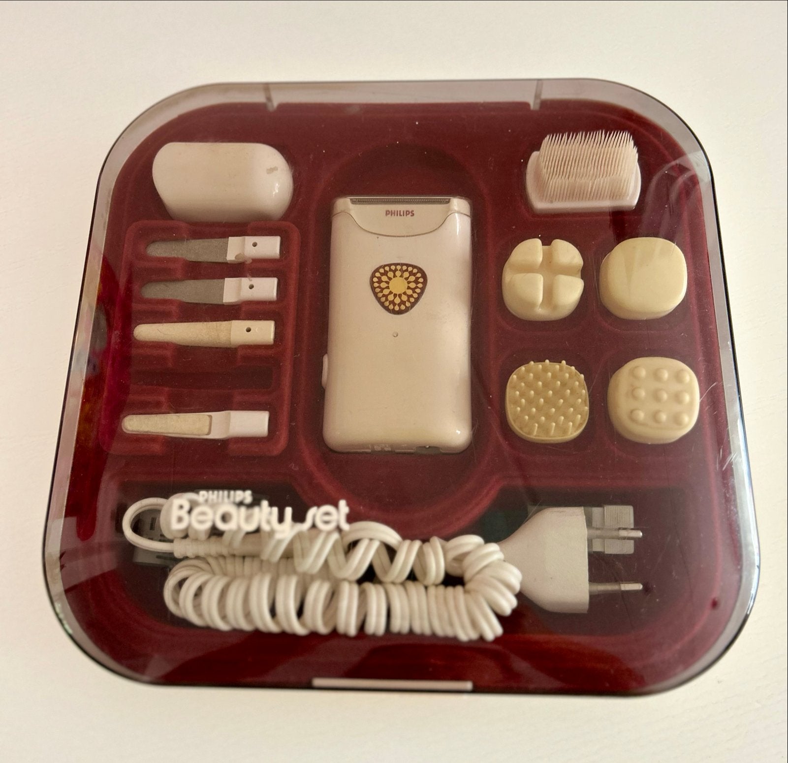Vintage Philips Beauty Set - Complete verzorgingsset, Ophalen of Verzenden, Gebruikt, Overige typen