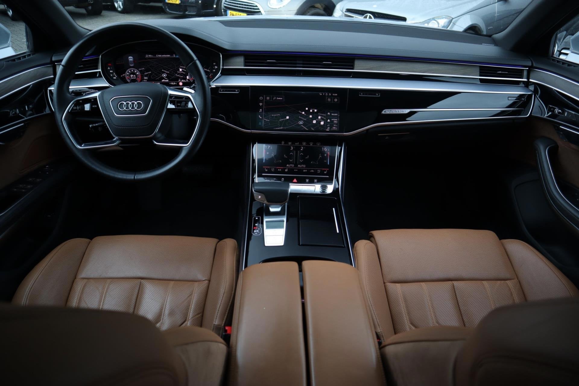 Audi A8 55 TFSI Quattro Pro Line Plus | Panorama | Luxe Lede, Auto's, Dealer onderhouden, Gebruikt, Euro 6, 2995 cc
