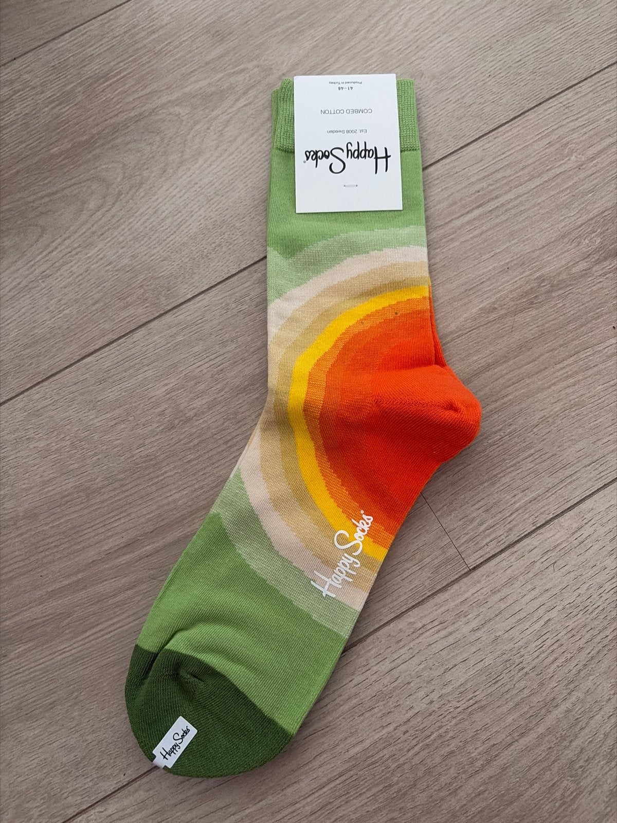 Happy Socks Regenboog Sokken - Nieuw met label, Kleding | Heren, Sokken en Kousen, Verzenden, Nieuw, Maat 43 t/m 46, Overige kleuren