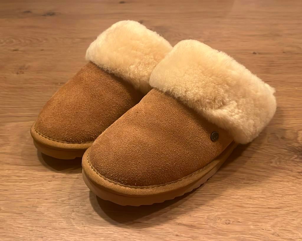 Warmbat Flurry Cognac maat 39, Beige, Nieuw, Ophalen of Verzenden, Pantoffels of Sloffen