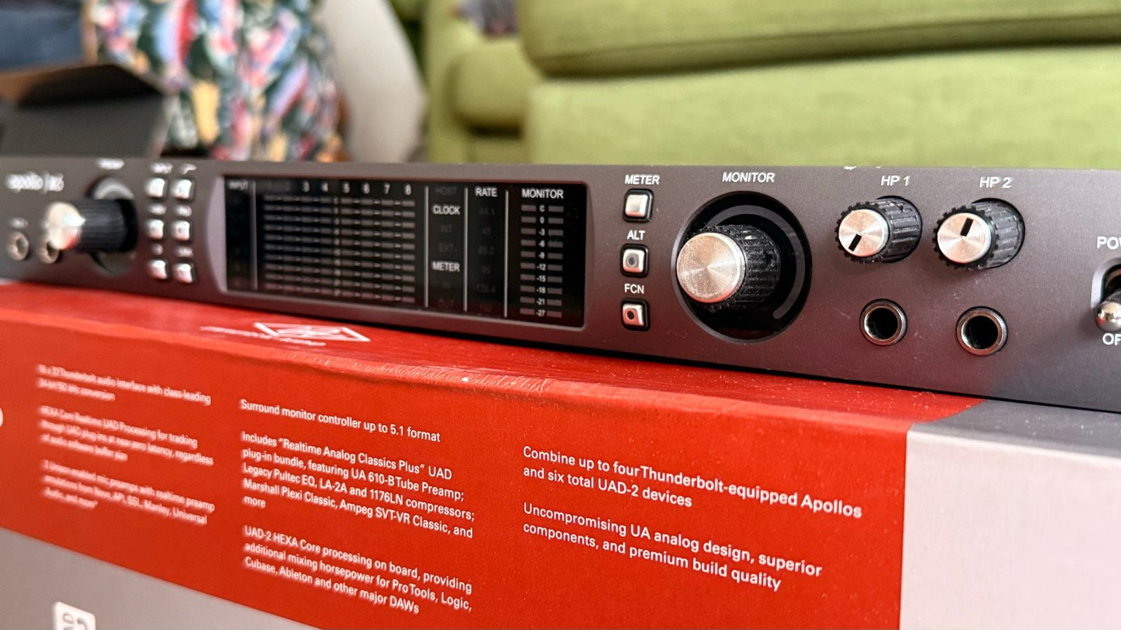 Universal Audio Apollo x6 Thunderbolt 3 Audio Interface, Ophalen of Verzenden, Zo goed als nieuw