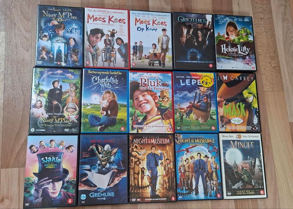 Verschillende dvd's Kinder, Cd's en Dvd's, Alle leeftijden, Ophalen, Zo goed als nieuw