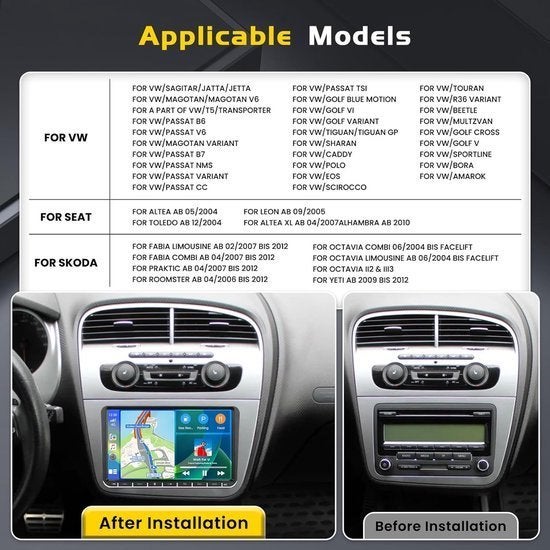 Autoradio 9 Inch – Touchscreen Radio, Corvance B.V., Verzenden, Nieuw, Corvancebol@gmail.com
