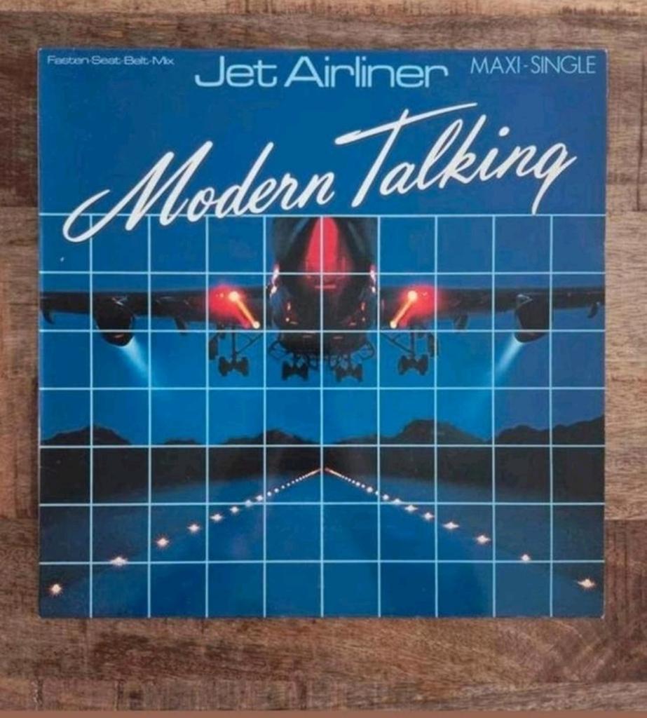 Lp maxi single modern talking jet airliner, Cd's en Dvd's, Vinyl | Pop, Ophalen of Verzenden