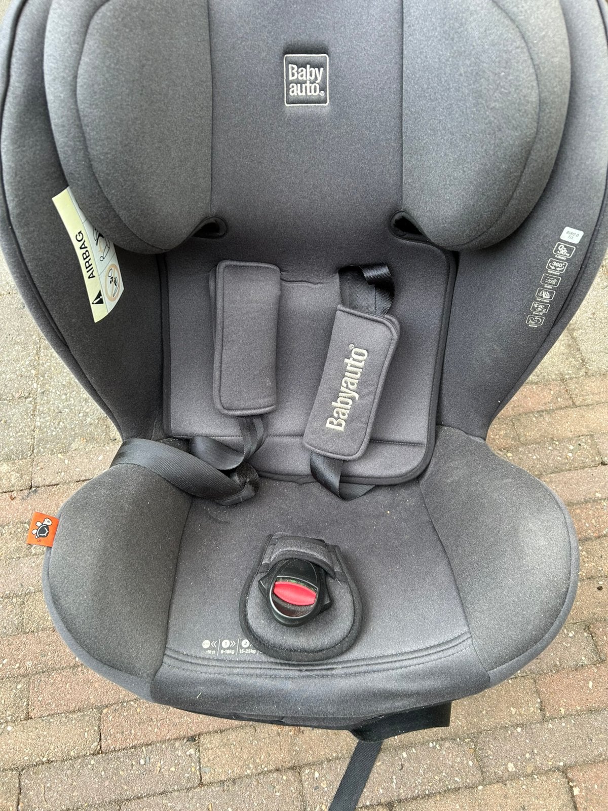 Babyauto autostoel, Autogordel, 15 t/m 36 kg, Zo goed als nieuw, Ophalen