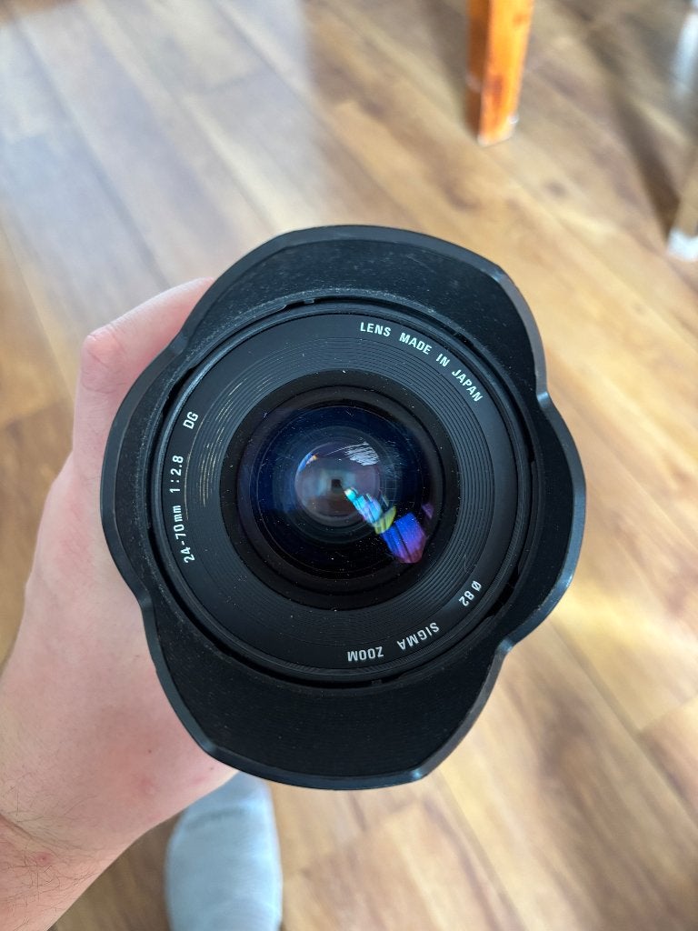 Sigma 24-70mm f/2.8 EX DG zoomlens voor Canon EF, Audio, Tv en Foto, Ophalen, Gebruikt, Sigma, Standaardlens