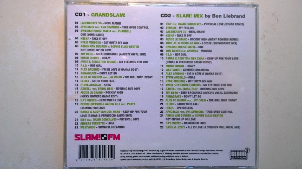 Grand Slam! Volume 4 2010, Ophalen of Verzenden, Zo goed als nieuw, Dance en House, Album