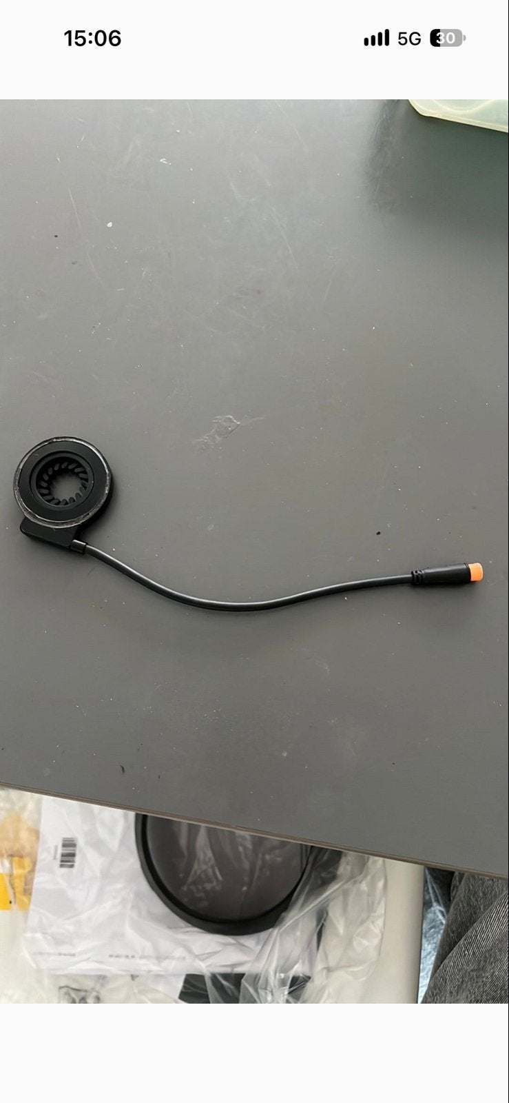 KT-V12R Pedaalsensor voor E-bike/ fatbike, Elektrische fiets, Gebruikt, Overige typen, Kunststof