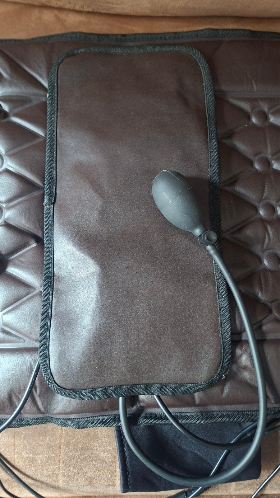 Massagematras zgan, bruin, Ophalen, Zo goed als nieuw