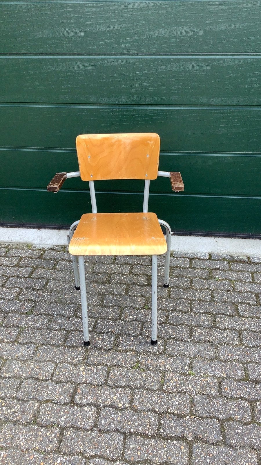 Vintage schoolstoeltje, Huis en Inrichting, Ophalen, Gebruikt, Eén